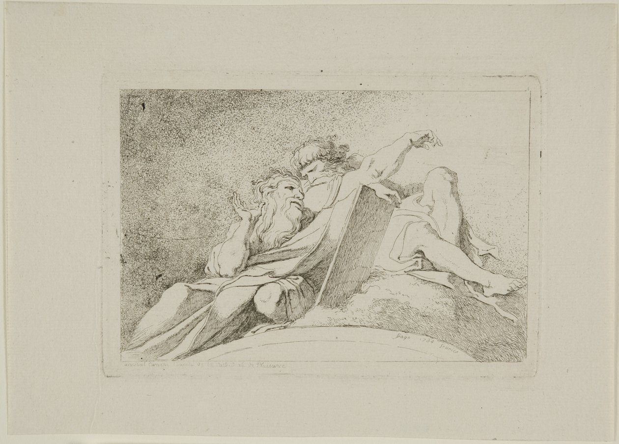 Dva proroci od Jean Honore Fragonard