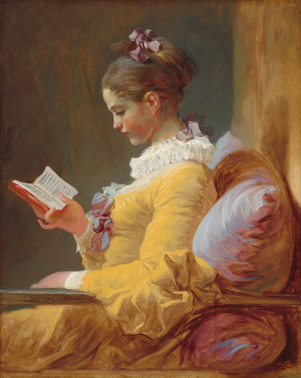 Mladá dívka čtení od Jean Honore Fragonard
