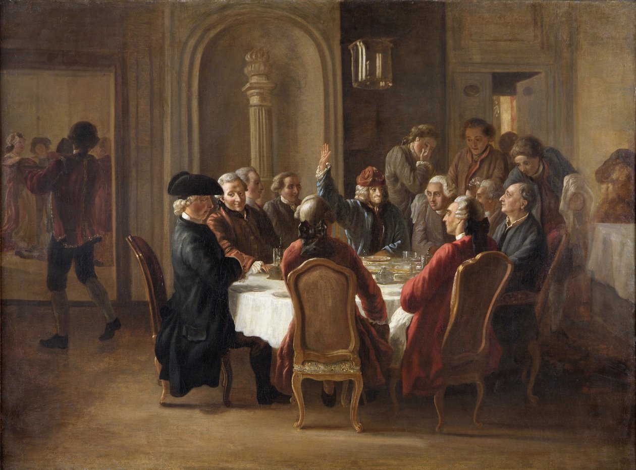 Večeře filozofů od Jean Huber