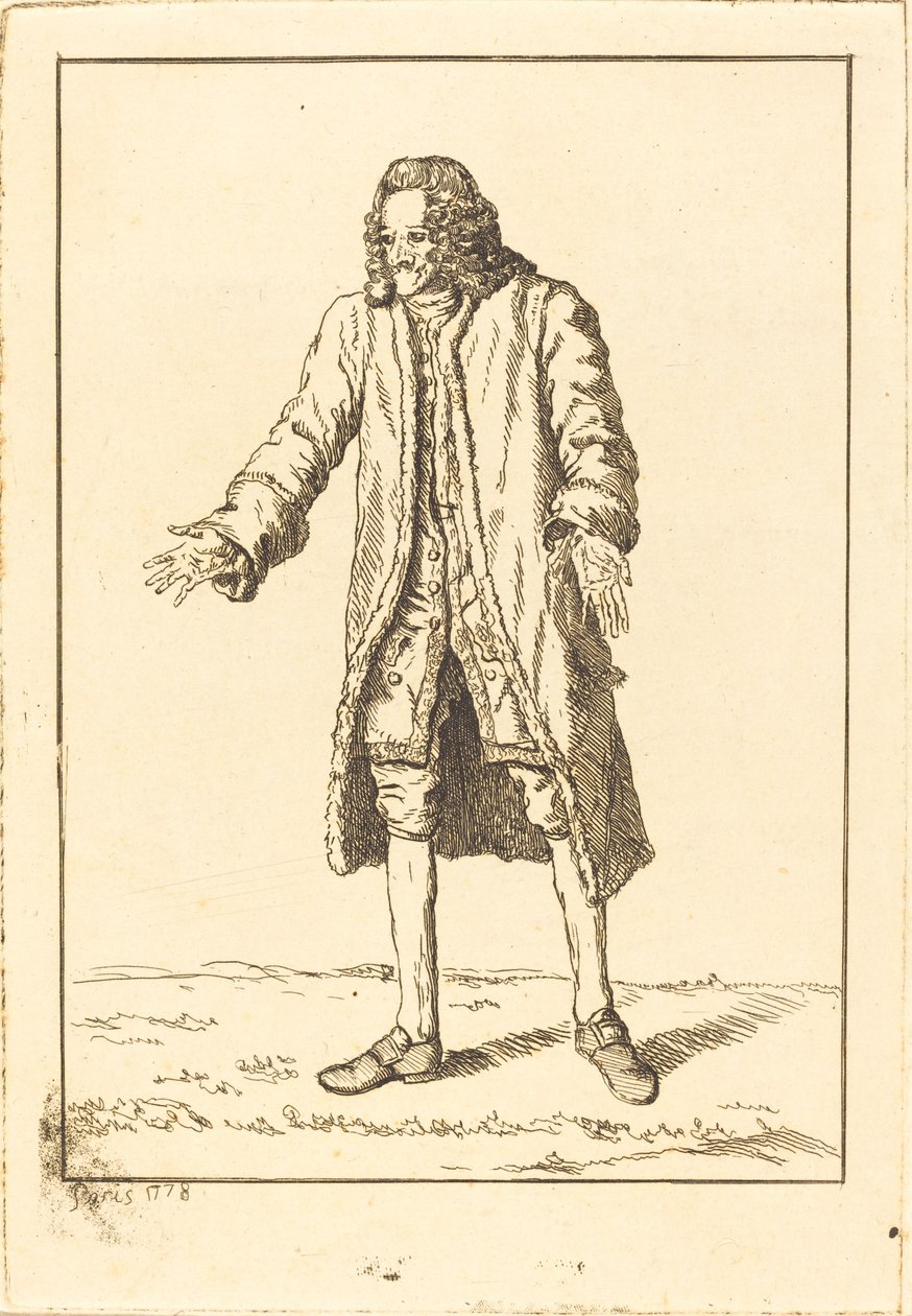 Voltaire od Jean Huber