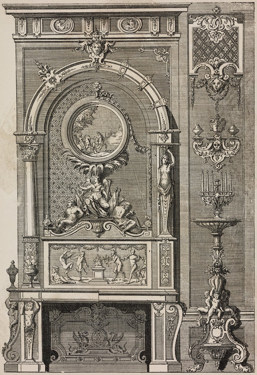 Krb, Jean Berain (1640-1711), rytina Scotina Aine z L
