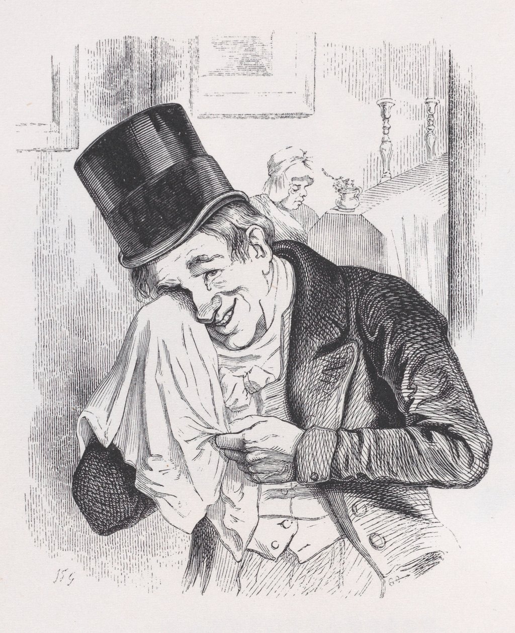 De Profundis z The Complete Works of Beranger, 1836. od Jean Ignace Isidore Gérard