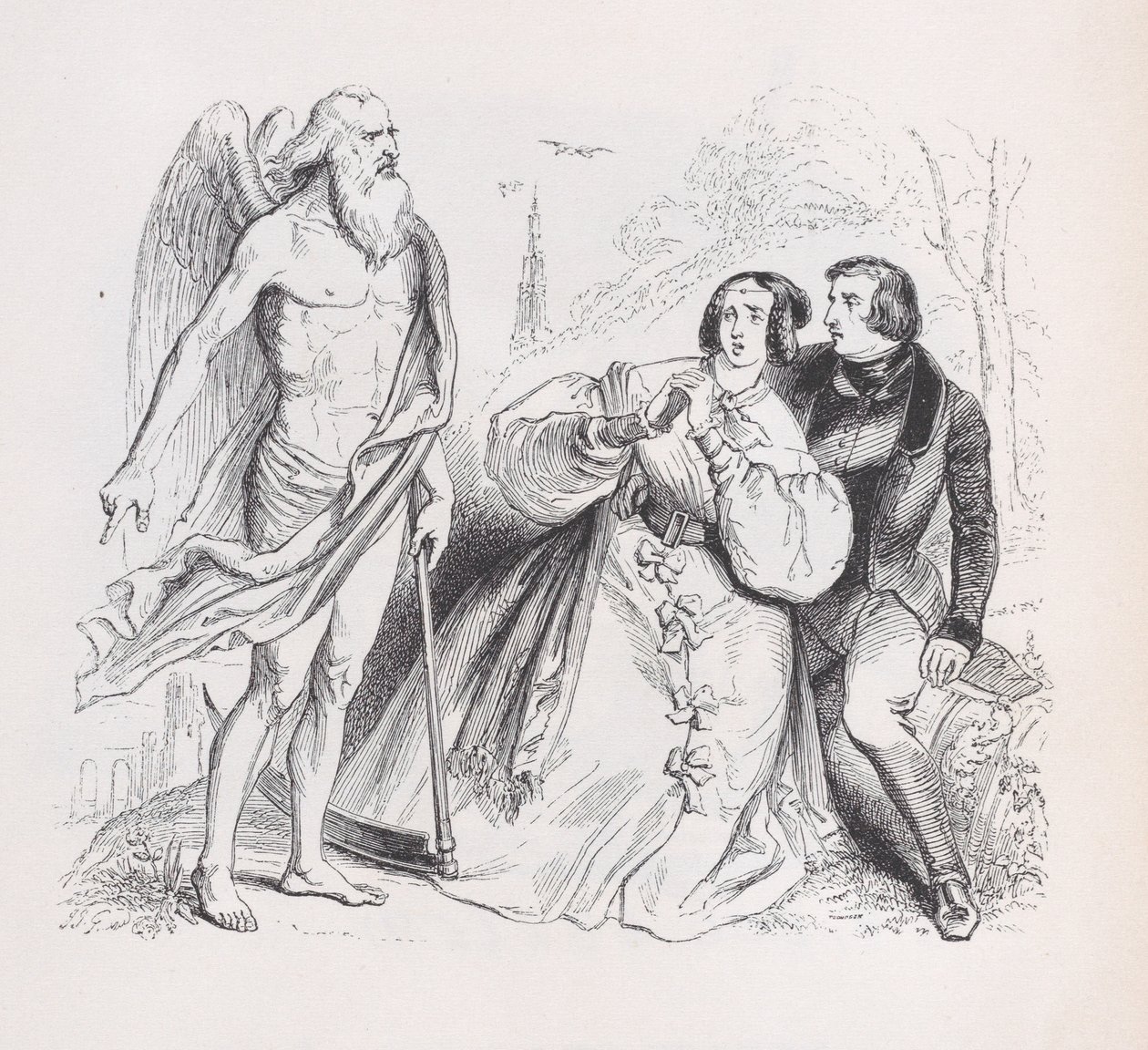 Čas z The Complete Works of Béranger, 1836. od Jean Ignace Isidore Gérard