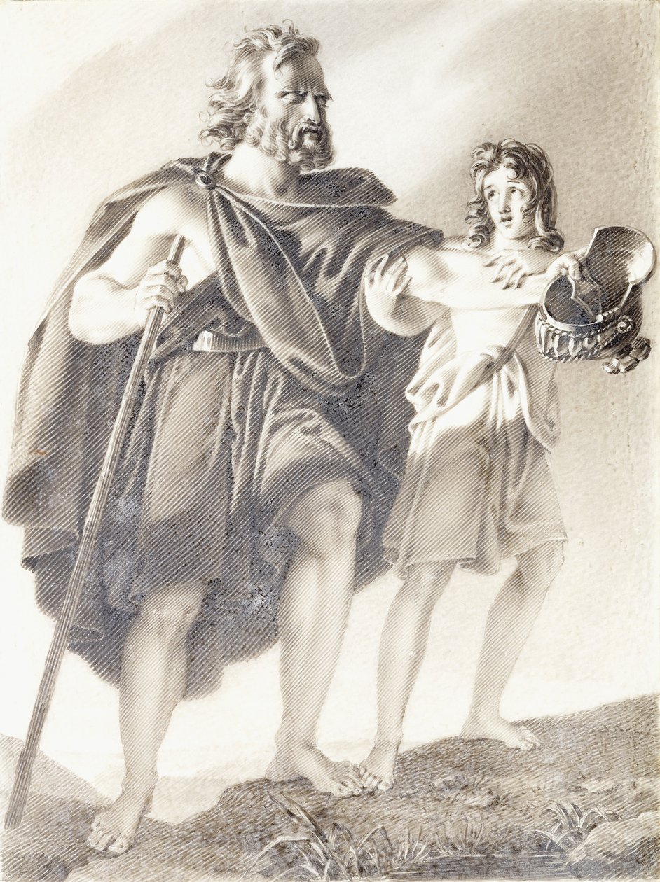 Belisarius žebrání od Jean Jacques Casimir Karpff
