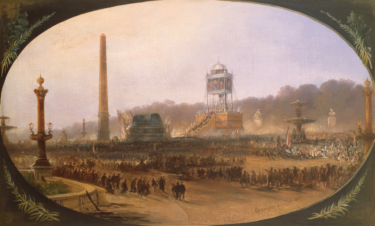Pohřeb obětí v červnu 1848 od Jean Jacques Champin