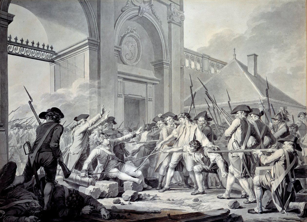 Případ Nancy: Dne 31. srpna 1790 zahájil markýz de Bouillé (1739-1800) represe proti vojákům posádky v Nancy ve vzpouře proti jejich důstojníkům. Bitva se odehrála před strážním stanovištěm u Stainville Gate, během níž od Jean Jacques Francois Le Barbier