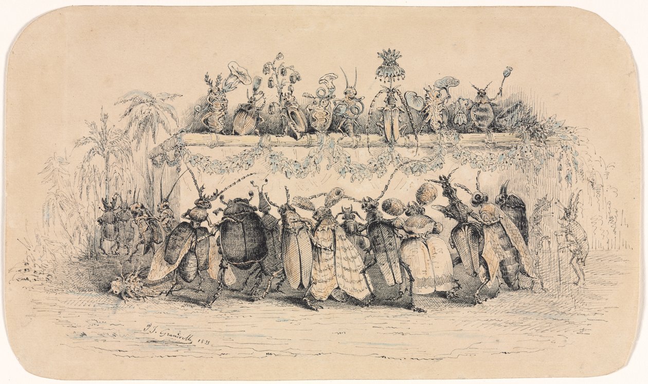 Koule proti hmyzu od Jean Jacques Grandville