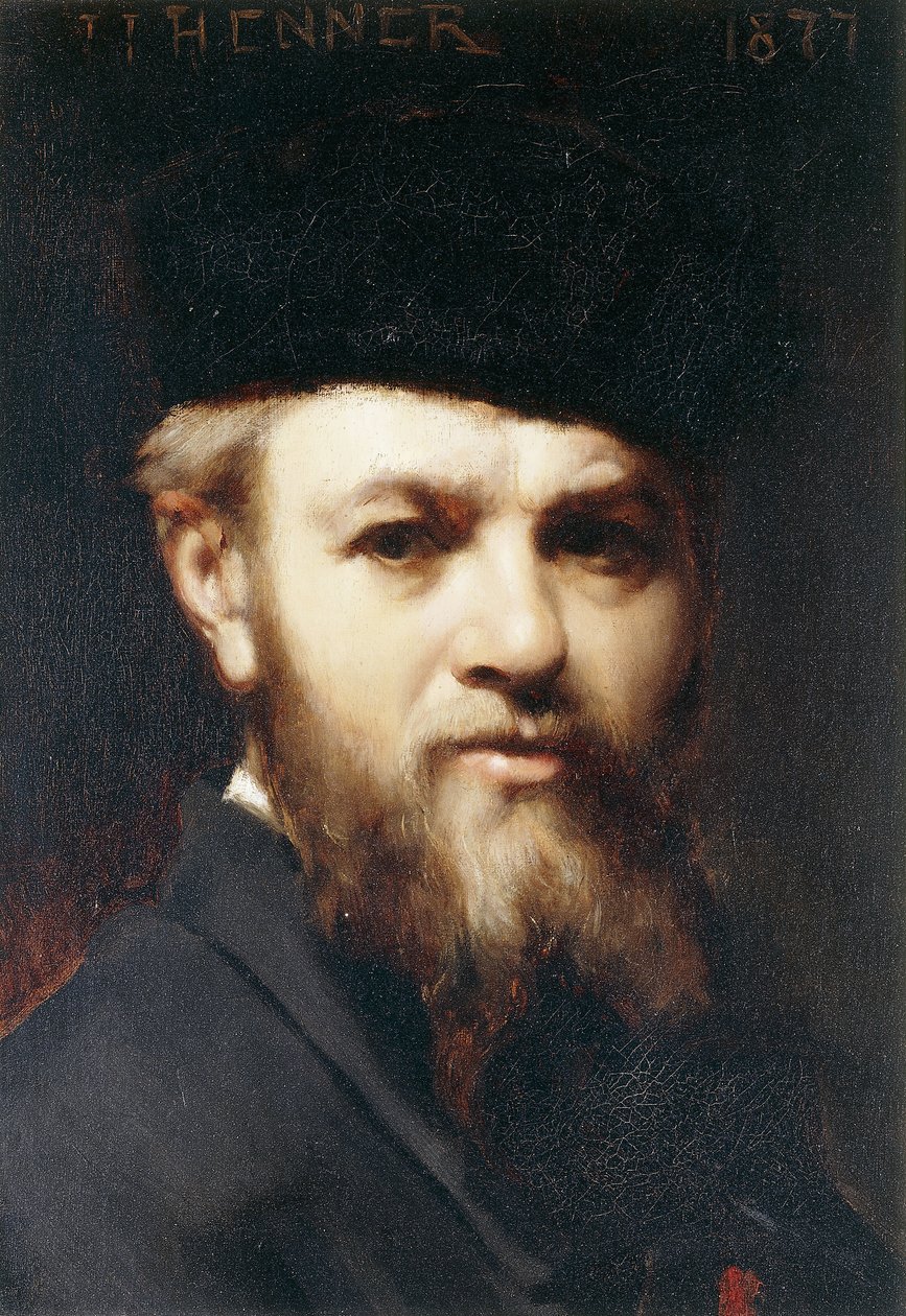 Autoportrét, 1877 od Jean Jacques Henner