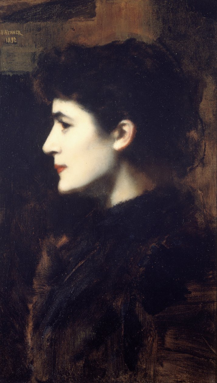 Eugénie-Marie Gadiffet-Caillard známá jako Germaine Dawis 1857-1927, 1892. od Jean Jacques Henner