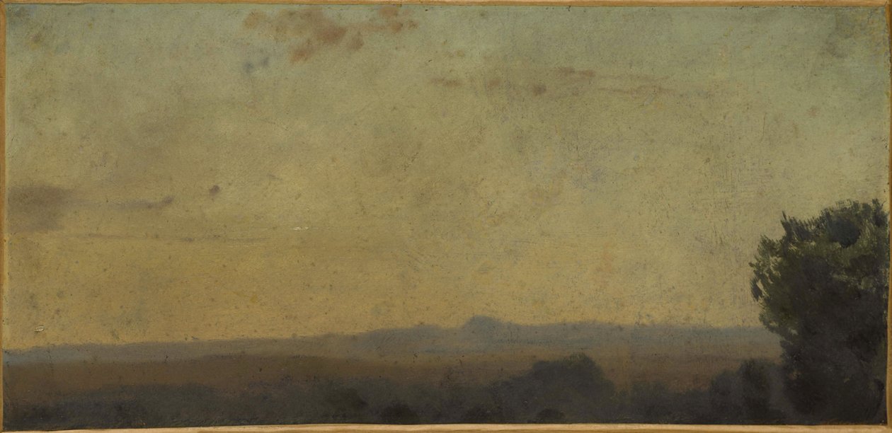Italská krajina, 1859-1864 (olej na plátně) od Jean Jacques Henner