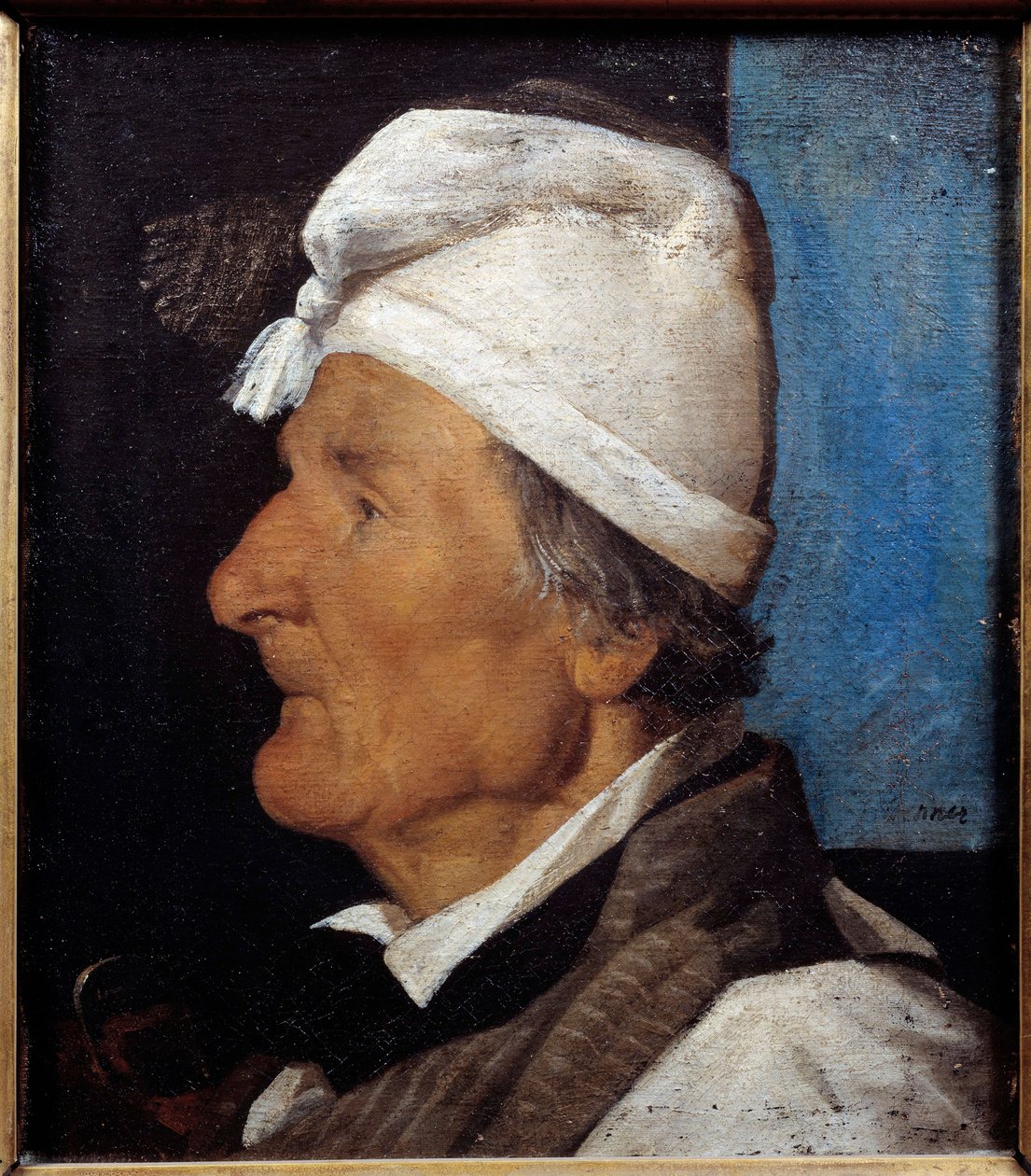 Portrét Jeana Hermanna, starého truhláře Obraz Jean Jacques Henner (1829-1905) 1845 Sun. 0,45x0,36 m Paříž, Petite Palais Museum od Jean Jacques Henner