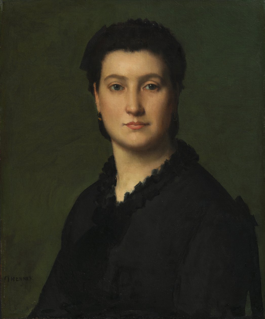 Portrét ženy od Jean Jacques Henner