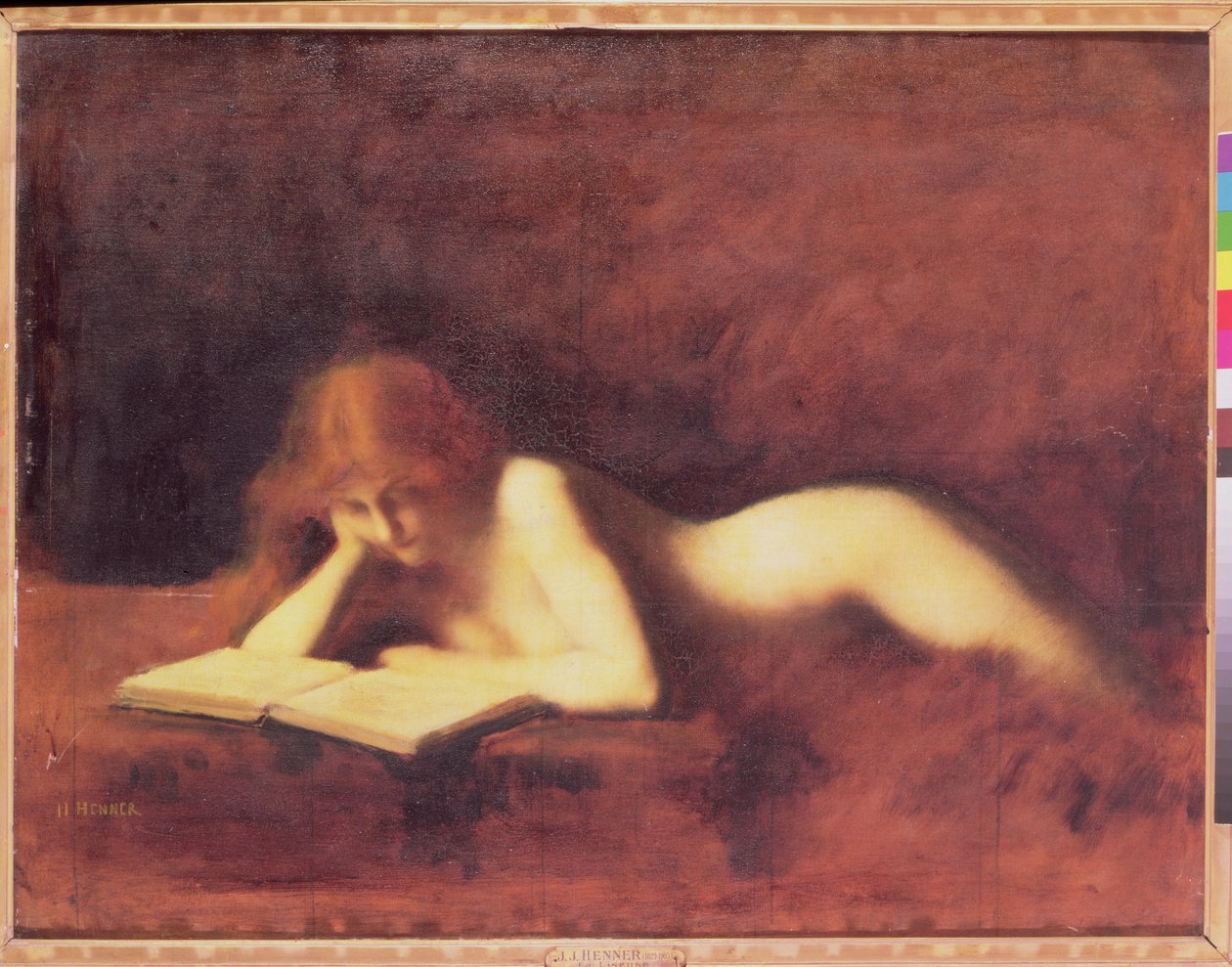 Čtenář od Jean Jacques Henner