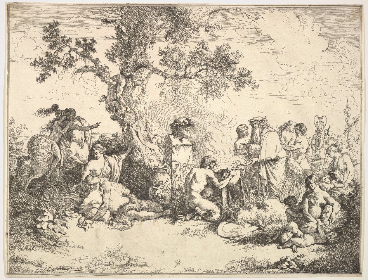 Oběť Panovi, 1762-63. od Jean Jacques Lagrenee