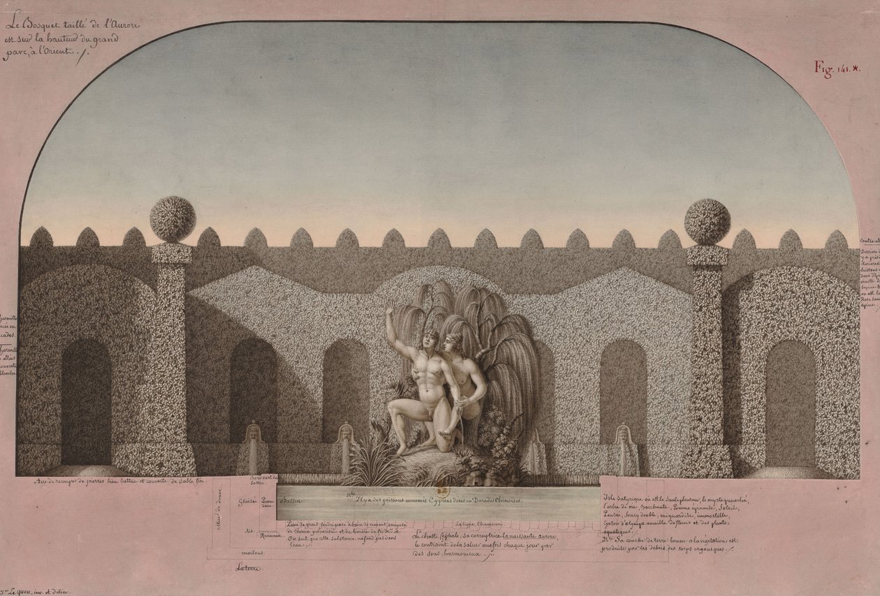 Bosquet de lAurore. od Jean Jacques Lequeu
