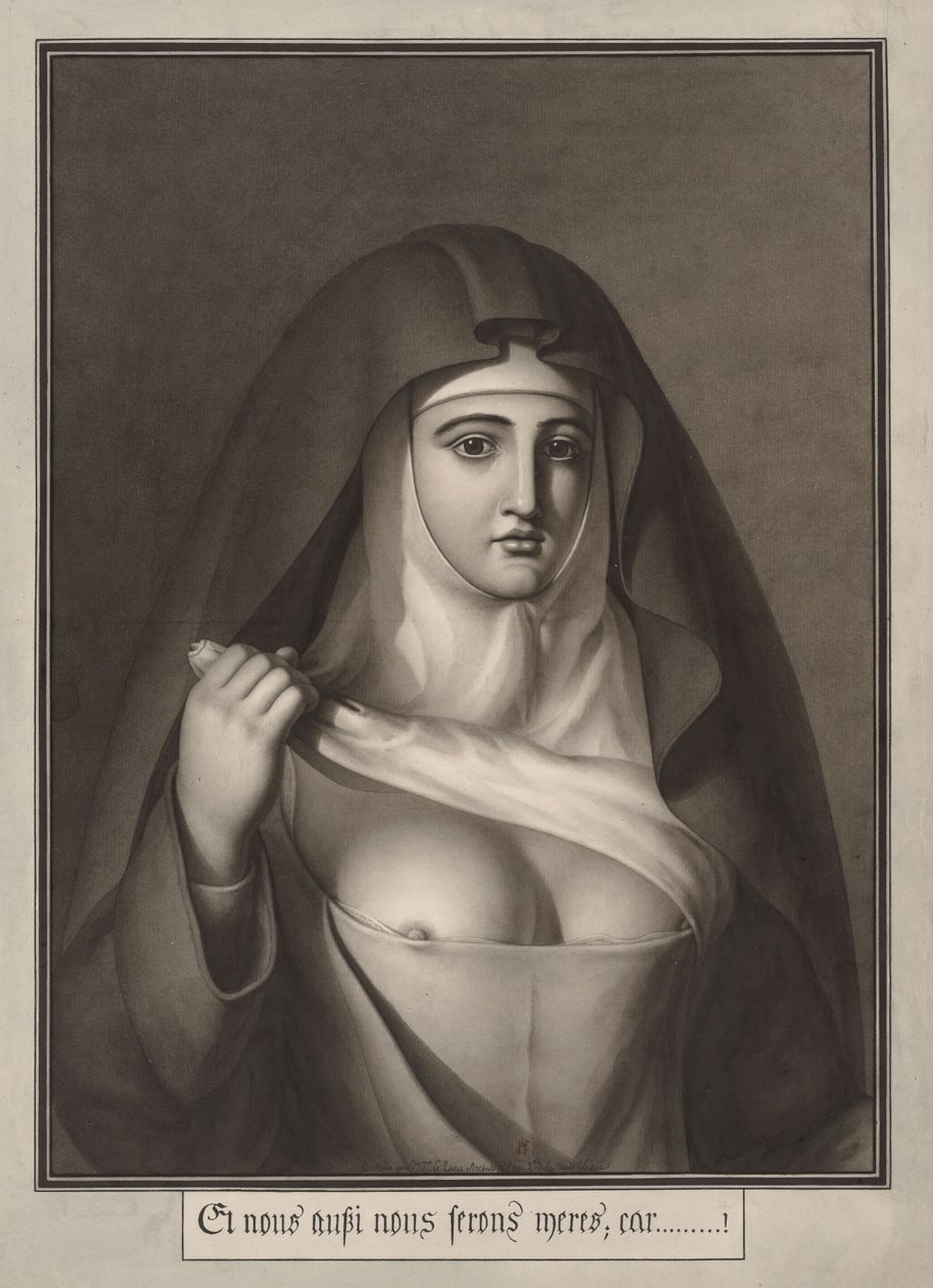 Et nous aussi nous serons meres car...!, 1794. od Jean Jacques Lequeu