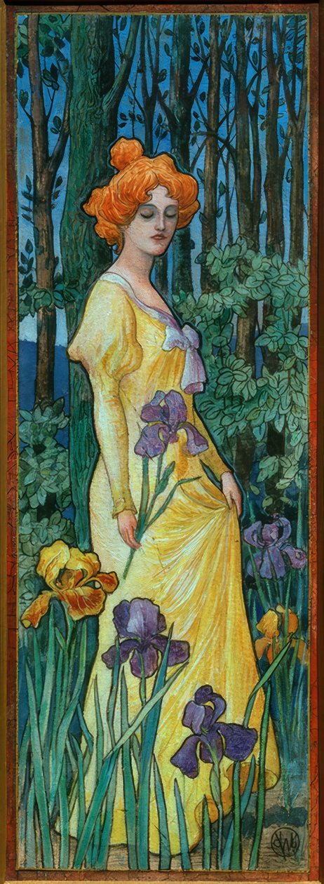 Žena s duhovkami od Jean Jacques Waltz