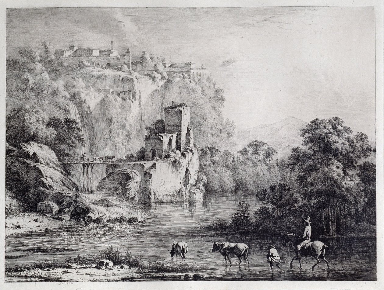 Jezdec, 1800 od Jean Jacques de Boissieu