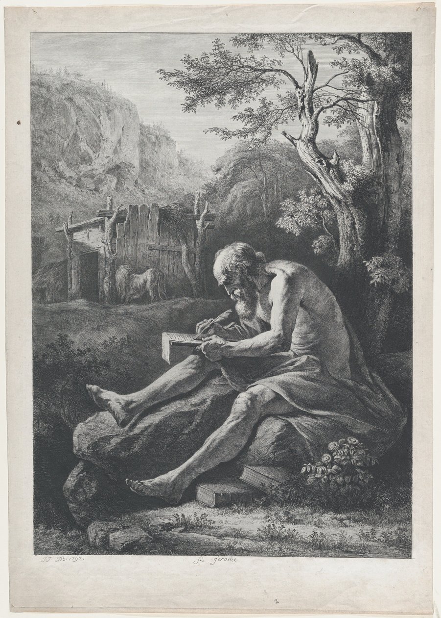 Svatý Jeroným, 1797. od Jean Jacques de Boissieu