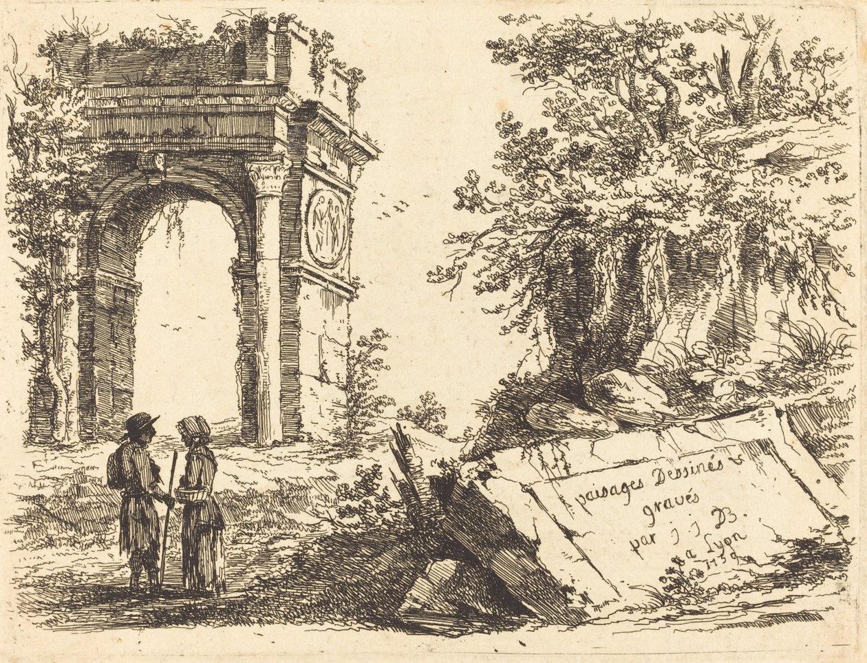 Vítězný oblouk od Jean Jacques de Boissieu