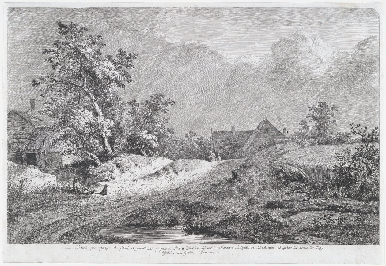 Pšeničné pole, 1772. od Jean Jacques de Boissieu