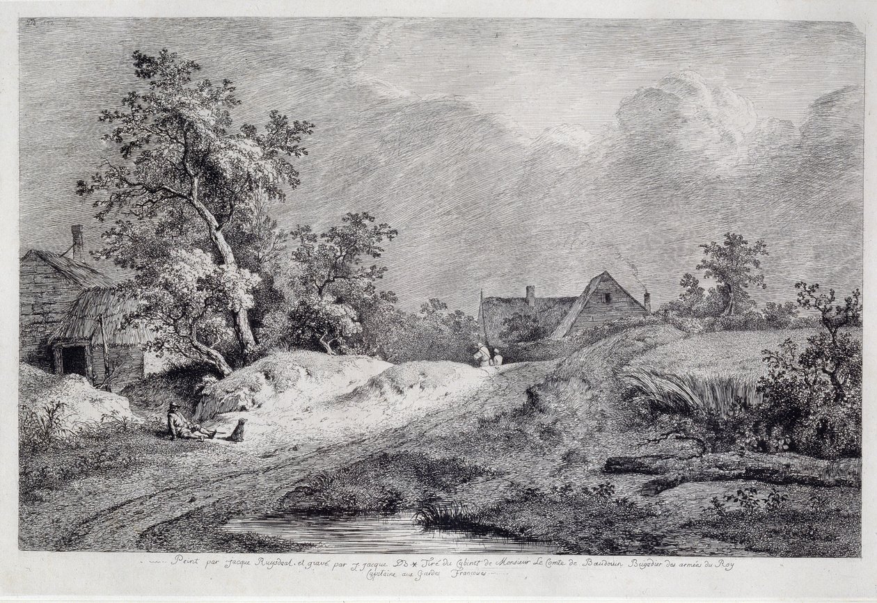 Pšeničné pole, 1772 od Jean Jacques de Boissieu
