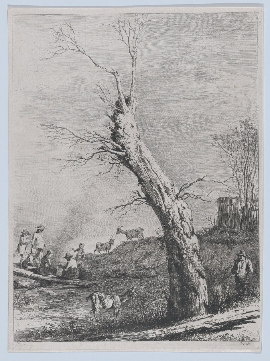 Winter, po kresbě dokončené v Saint-Chamond, 1795. od Jean Jacques de Boissieu