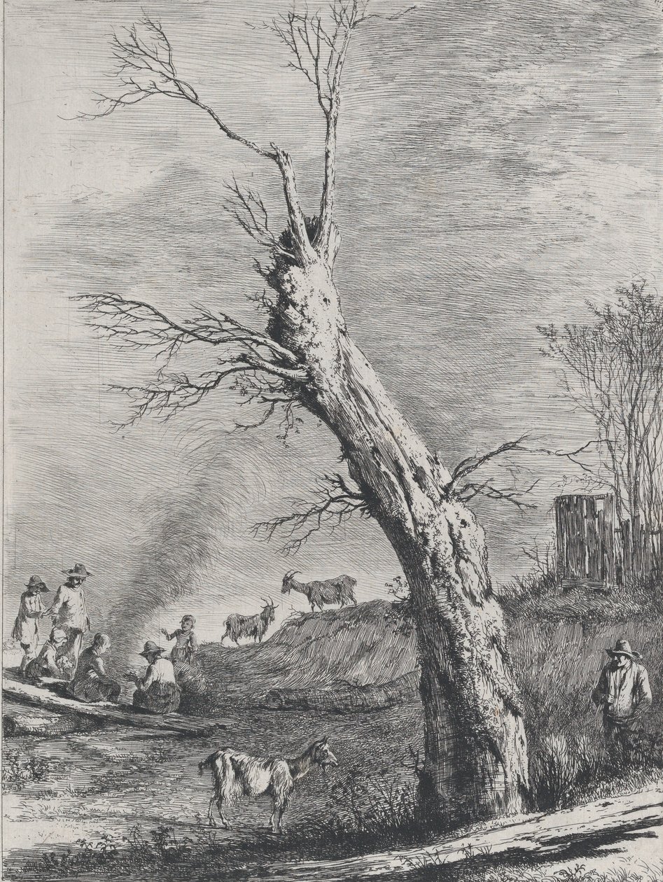Winter, po kresbě dokončené v Saint-Chamond, 1795. od Jean Jacques de Boissieu