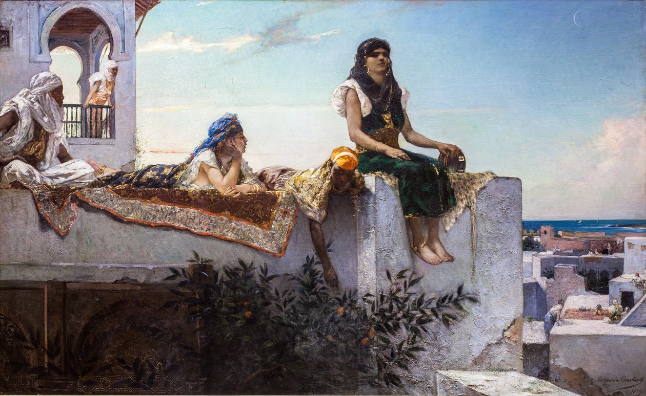 Večer na terasách (Maroko) od Jean Joseph Benjamin Constant
