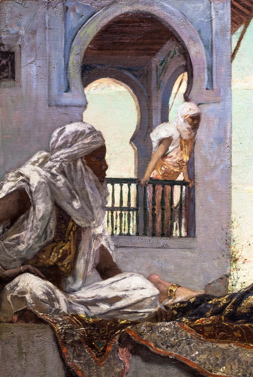 Večer na terasách (Maroko) od Jean Joseph Benjamin Constant