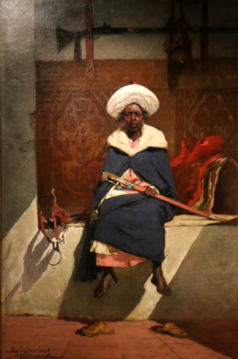 Marocký král Tahamy. od Jean Joseph Benjamin Constant