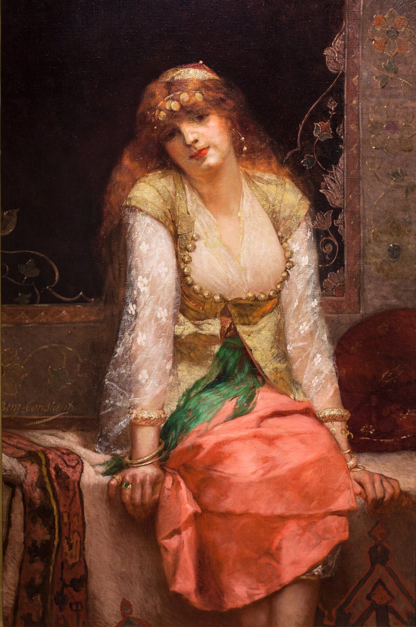 Orientální krása, před nebo kolem roku 1880 (olej na plátně) od Jean Joseph Benjamin Constant