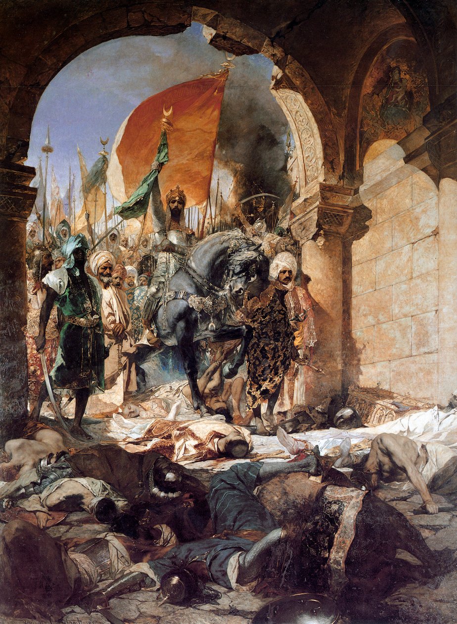 Vstup Mehmeta II do Konstantinopole, 1876. od Jean Joseph Benjamin Constant