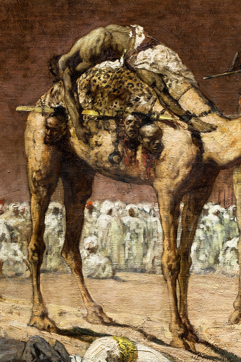 Poslední rebelové, marocká historická scéna (detail) od Jean Joseph Benjamin Constant
