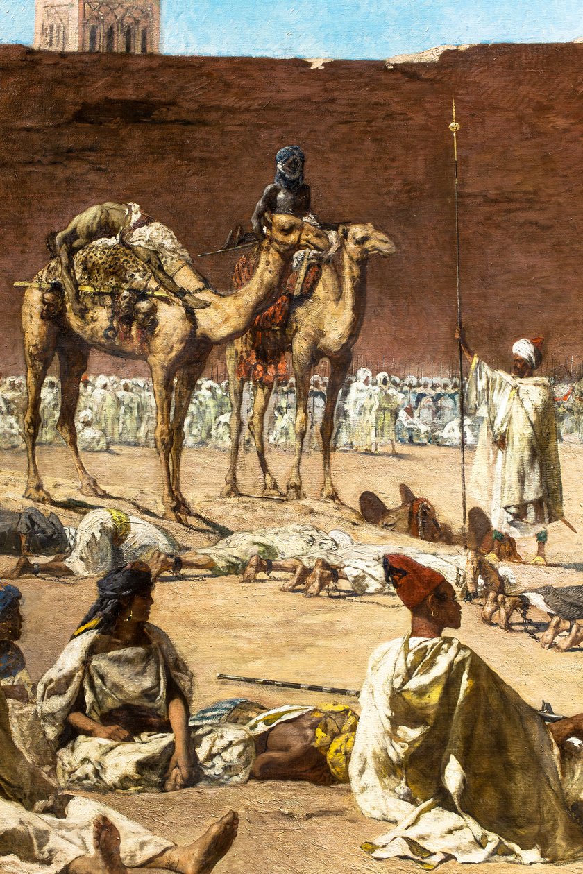Poslední rebelové, marocká historická scéna od Jean Joseph Benjamin Constant