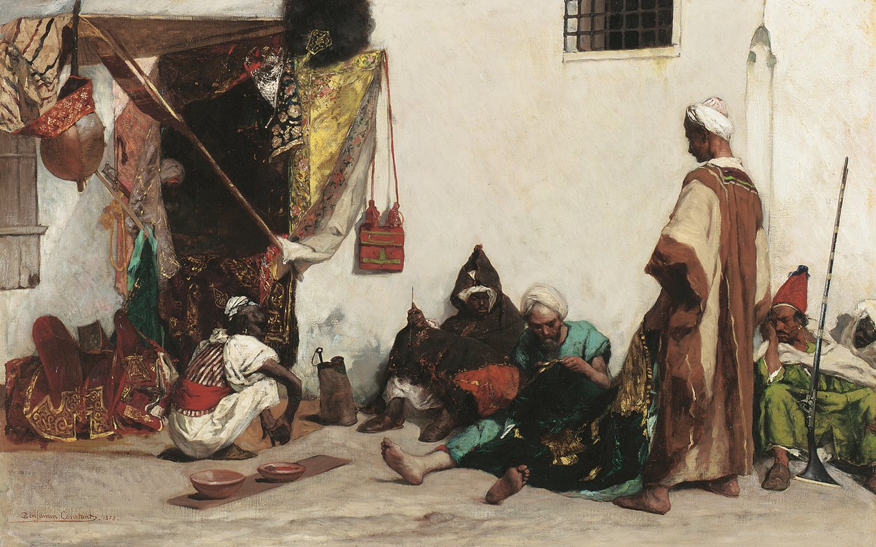 Krejčovství, 1878 od Jean Joseph Benjamin Constant