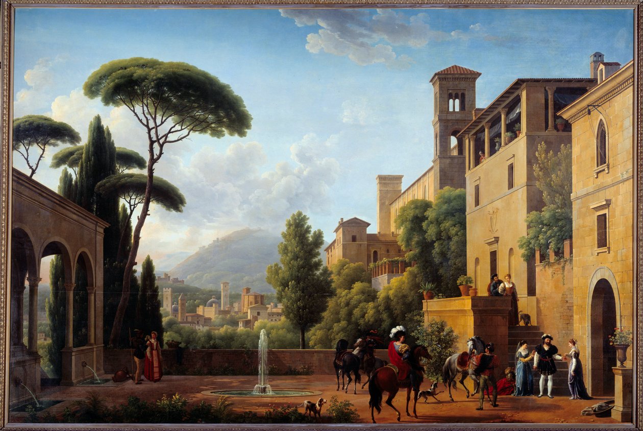 Odlet z Bayard de Brescia od Jean Joseph Bidault
