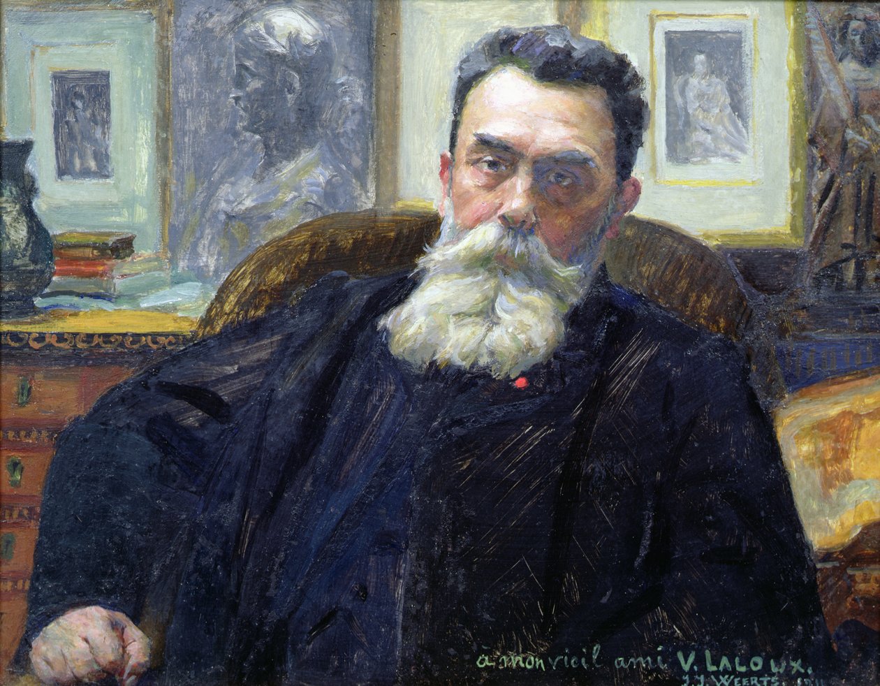Portrét Victora A. Lalouxe (1850-1937) 1911 od Jean Joseph Weerts