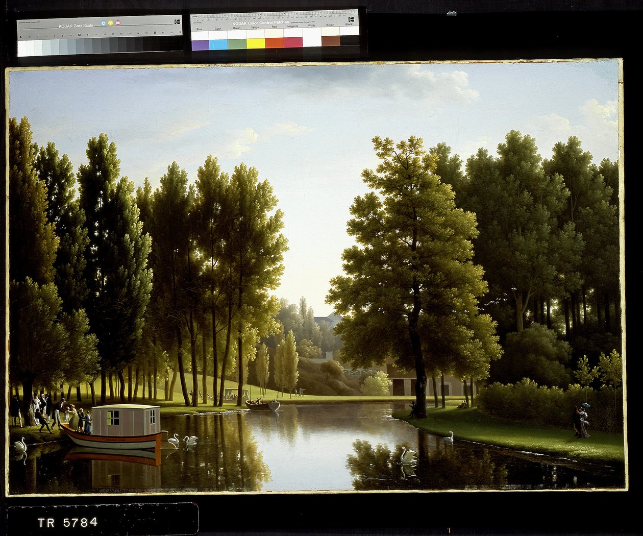 The Park At Mortefontaine (olej na plátně) od Jean Joseph Xavier Bidauld