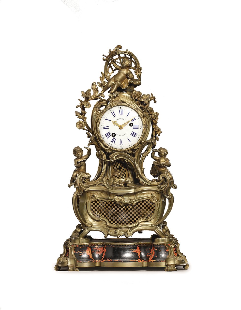 Ludvík XV ormolu hudební římské hodiny, c.1750 od Jean Joseph de Saint Germain