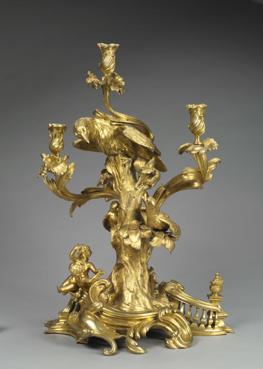 Candelabrum, kolem roku 1750 od Jean Joseph de Saint Germain