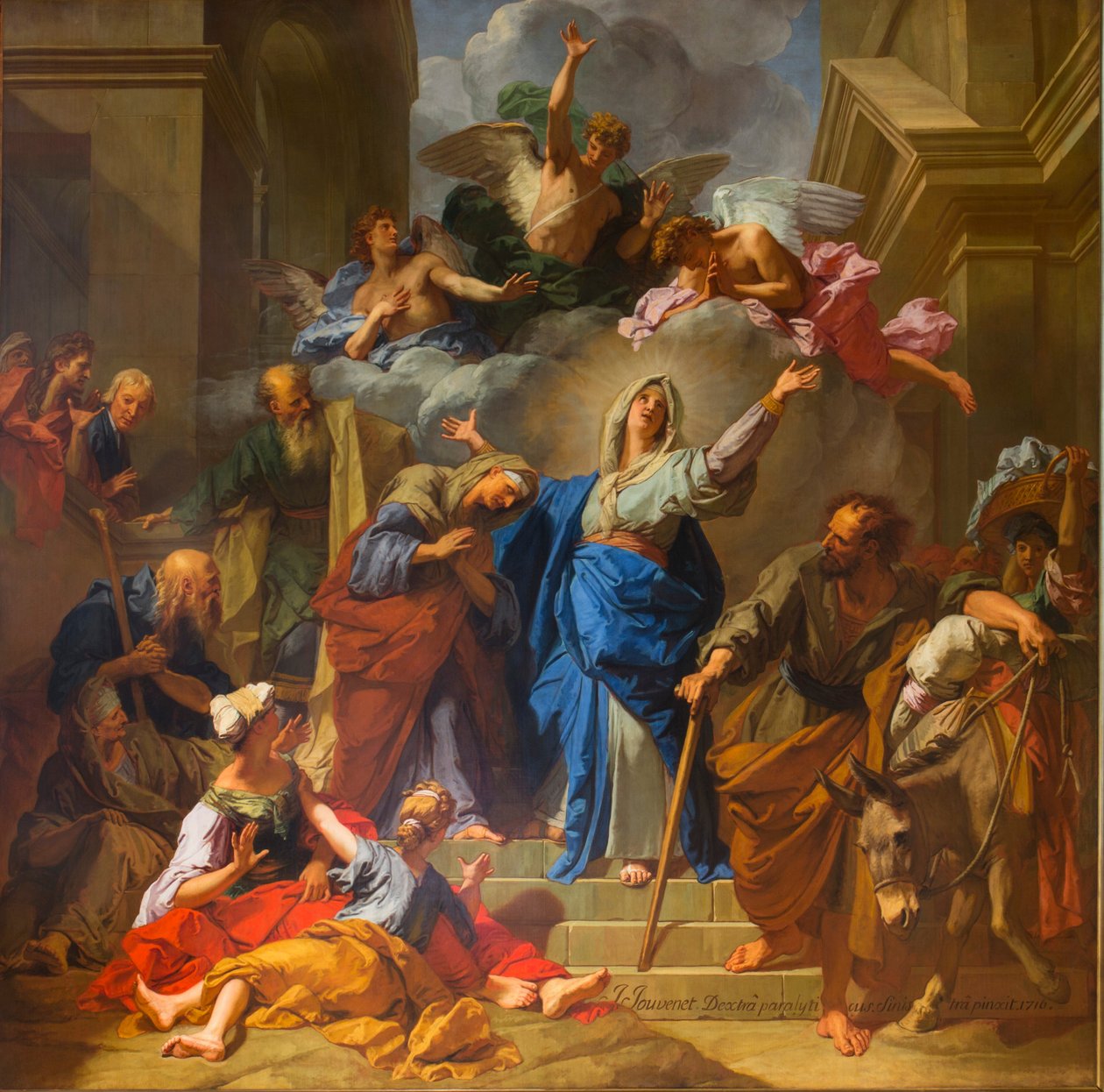Francouzsky: La Visitation de la Vierge (Le Magnificat) Visitation de la Vierge by Jean Jouvenet od Jean Jouvenet