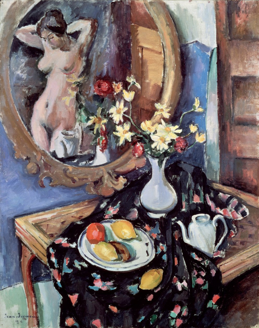 Zátiší se zrcadlem, 1912 od Jean Joveneau