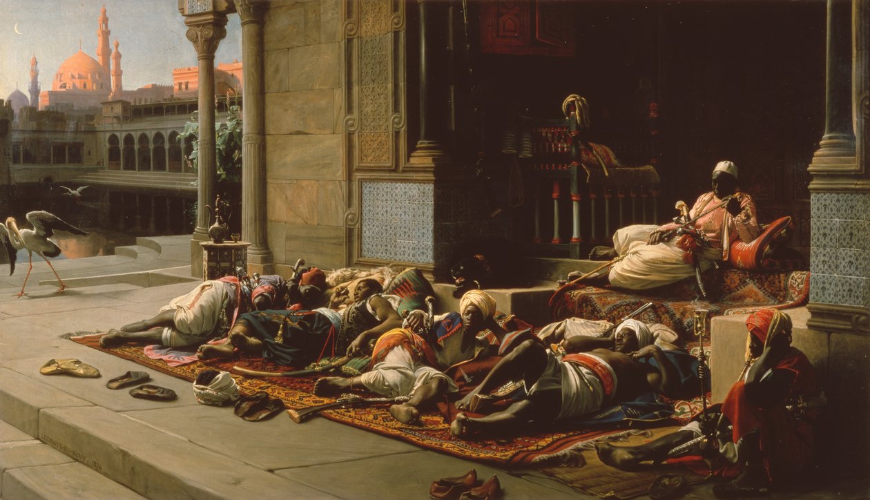 Haremova brána, suvenýr z Káhiry od Jean Jules Antoine Lecomte du Nouy