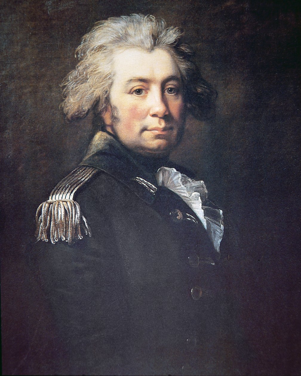 John Graves Simcoe (barevné lito) od Jean Laurent (after) Mosnier