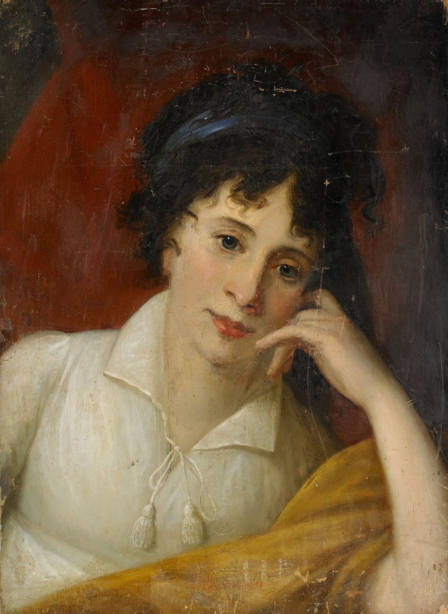 Portrét Jekatěriny Fjodorovny Muravyové-Apostolové, rozené Kolokolcevy 1771-1848 od Jean Laurent Monnier