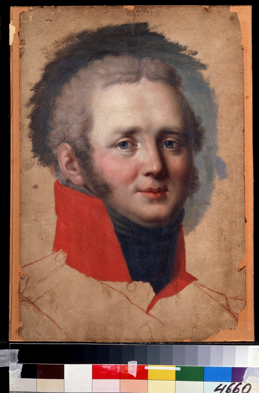 Portrét císaře Alexandra I. (1777-1825) od Jean Laurent Monnier