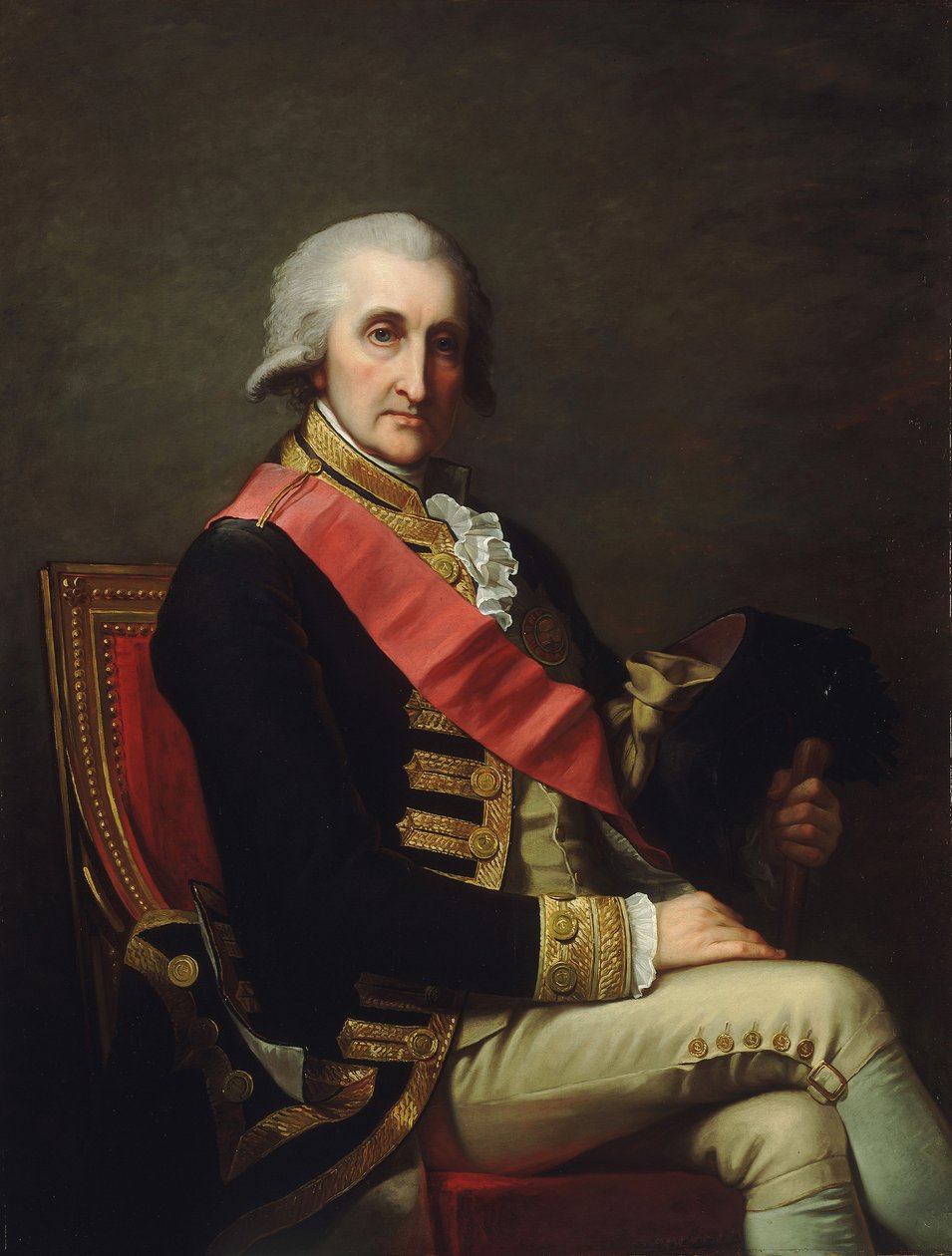 Admirál lord George Brydges Rodney od Jean Laurent Mosnier