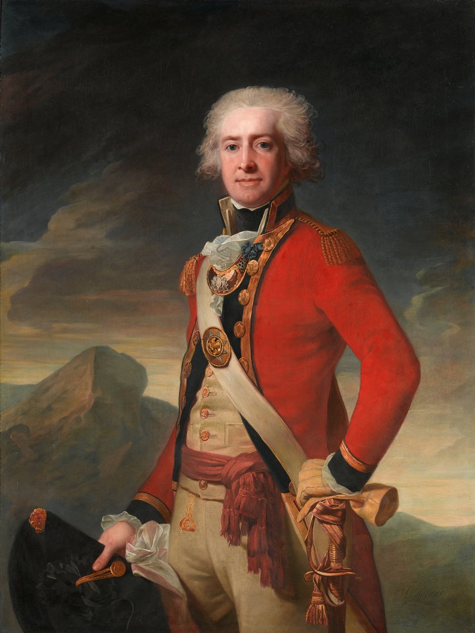 Podplukovník Francis Richardson, 1. pěší stráž, 1792 od Jean Laurent Mosnier
