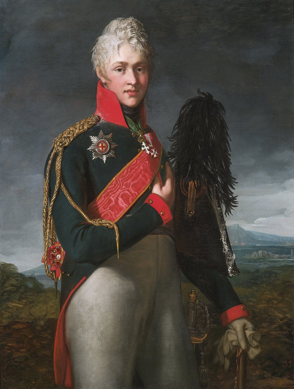 Portrét Arkadi Alexandroviče Suvorova 1784-1811, hrabě Rymnikskij, 1805 od Jean Laurent Mosnier